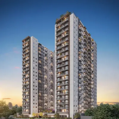 Solaris Jardim Guedala | Construtora Engelux | Lançamento | 27 metros | 01 dormitório com varanda | sem vaga - Studios em São Paulo em Caxingui, São Paulo - à venda - SEGUNDO IMÓVEL