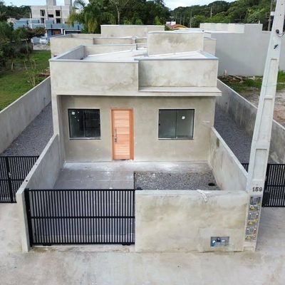 Casa com 2 dormitórios à venda, 44 m² por R$ 259.000 - Jardim da Barra - Itapoá/SC - Casa em Jardim da Barra, Itapoá - à venda - Nossa Praia Imóveis