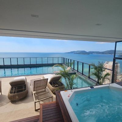 Apartamento Alto Padrão com Vista Mar - MACAU Residence Balneário Perequê - Apartamento em Balneário Pereque, Porto Belo - à venda - JBR INVESTIMENTOS IMOBILIARIOS