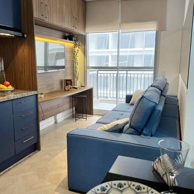 OPORTUNIDADE - MOBILIADO - COM VAGA - CONDOMÍNIO NEX ONE SENA MADUREIRA - Flat/Loft/Estúdio em Vila Clementino, São Paulo - à venda - Um Imóvel
