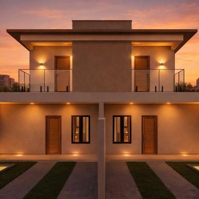 LANÇAMENTO — CASAS DUPLEX EM MANGABEIRA - Casa Geminada em José Américo de Almeida, João Pessoa - à venda - Pedro Soares Imóveis