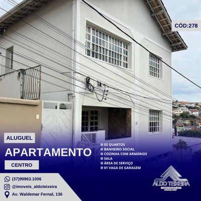 Apartamento, Centro - Oliveira - Apartamento em Centro, Oliveira - à venda e para locação - ALDO ANTÔNIO TEIXEIRA
