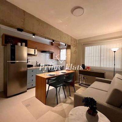 Flat disponível para venda no Mont Hermon na Consolação, com 39m², 1 quarto e 1 vaga - Flat em Consolação, São Paulo - à venda - Prime Flats Negócios Imobiliários
