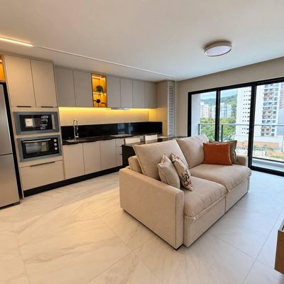 APARTAMENTO NO EDIFÍCIO SKY BRAVA - PRAIA BRAVA, ITAJAÍ - Apartamento em Fazendinha, Itajaí - para locação - Brava Norte Imóveis