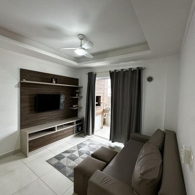 Apartamento 2 Dormitórios com 1 vaga, sacada com churrasqueira em Bombinhas - Apartamento em Bombas, Bombinhas - à venda - Império Negócios Imobiliários
