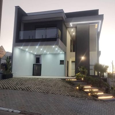 Casa de condomínio fechado, com 3 suítes 4 vagas e ponto para carregamento de carro elétrico - Casa de Condomínio em Cézar de Souza, Mogi das Cruzes - à venda - Primus Negócios Imobiliários LTDA