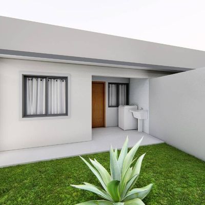Casa Nova de 2 Quartos no Ecopark - Casa em Residencial Ecopark, Cascavel - à venda - EXXA IMÓVEIS LTDA