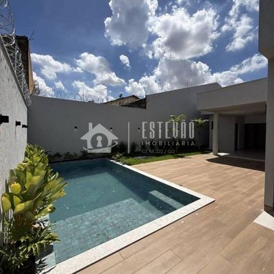 Casa da Raia com 03 suítes plenas | Exclusividade no Jardim Atlântico - Casa em Jardim Atlântico, Goiânia - à venda - ESTEVÃO IMOBILIÁRIA LTDA