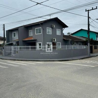Sobrado Geminado Semi mobiliado com 3 quartos no Morro do Meio - Geminado em Morro do Meio, Joinville - à venda - EX Negócios Imobiliários LTDA