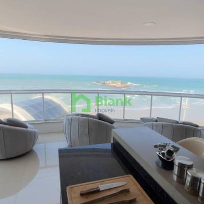 Frente Mar Mobiliado - Na Praia do Gravata. - Apartamento em Centro, Navegantes - à venda - Biank Imóveis