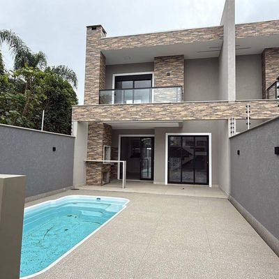 Sobrado com 3 dormitórios à venda, 146 m² por R$ 998.000,00 - Sai Mirim - Itapoá/SC - Sobrado em Sai Mirim, Itapoá - à venda - Nossa Praia Imóveis
