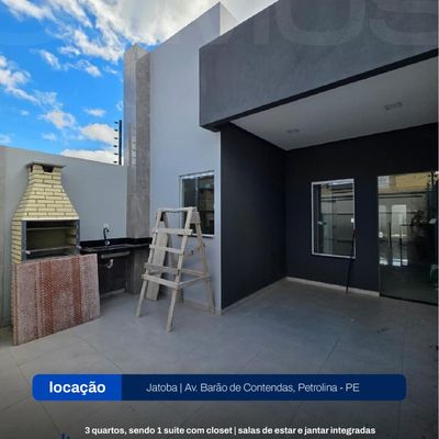 Jatobá - Casa em Jatobá, Petrolina - para locação - SOMOS INVESTIMENTOS IMOBILIARIOS LTDA