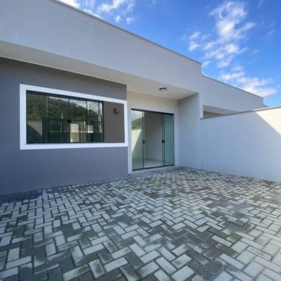 Casa Geminada com 2 quartos, Bananal do Sul - Guaramirim - Casa Geminada em Bananal do Sul, Guaramirim - à venda - Poffo Negócios Imobiliários