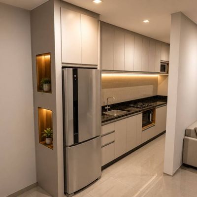 Apartamento semimobiliado para Locação, com 1 Suíte + 2 Dormitórios, Znt Guarani, JD. LA SALLE - TOLEDO/PR - Apartamento em Jardim La Salle, Toledo - para locação - IMOBILIÁRIA ÓRIMA