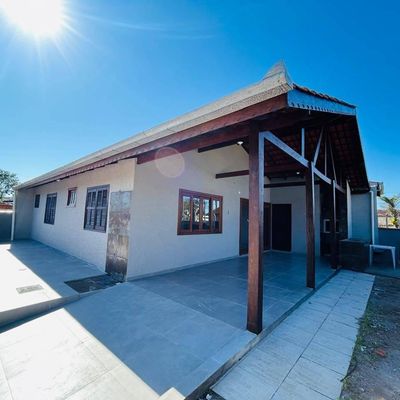 Casa com 3 dormitórios à venda, 96 m² por R$ 550.000,00 - Brasília - Itapoá/SC - Casa em Brasilia, Itapoá - à venda - Nossa Praia Imóveis