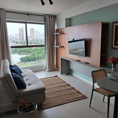 Oportunidade - Apt de 1 Quarto no Parque do Cais | Rooftop, Piscina e Vista Incrível | Venda ou Locação - Apartamento em São José, Recife - para locação e à venda - Melo Gestão de Imóveis