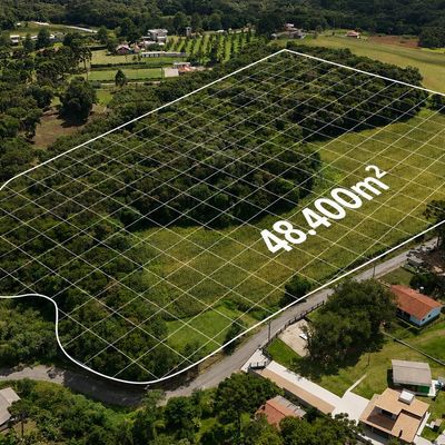 Área rural com 48.400m² próxima da BR-376 | São José dos Pinhais