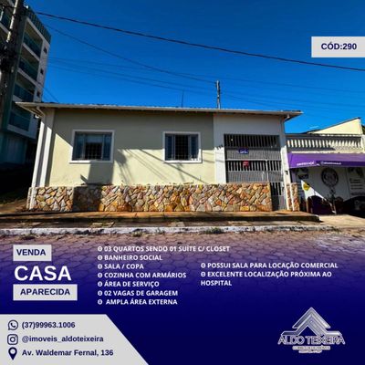 Casa, Aparecida - Oliveira - Casa em Aparecida, Oliveira - à venda - ALDO ANTÔNIO TEIXEIRA