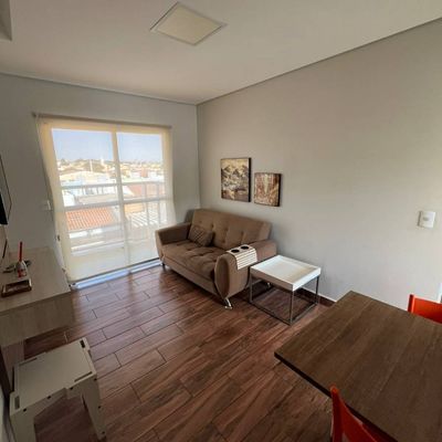 Apartamento Mobiliado para Alugar, com 2 Quartos, Cozinha Planejada e Ar-Condicionado, no Centro de Avaré - Apartamento em Centro, Avaré - para locação - CRYSTAL IMÓVEIS