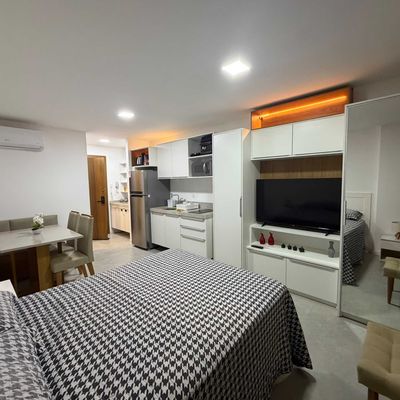Alive Studio 25m2 Corredor da Vitória - Flat/Loft/Estúdio em Vitória, Salvador - para locação e à venda - 4you Serviços imobiliários LTDA