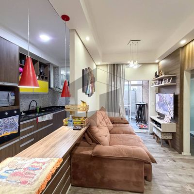 Apartamento Térreo à Venda no Residencial Varandas – Suzano/SP | 2 Dormitórios | Quintal Privativo| Suíte - Apartamento em Vila Urupês, Suzano - à venda - Concretual Negocios Imobiliários