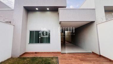Casa NOVA, 3/4(01Ste), varanda gourmet com churrasqueira/carvão; 05 minutos do Shopping - Casa em Jardim Luz, Aparecida de Goiânia - à venda - ESTEVÃO IMOBILIÁRIA LTDA