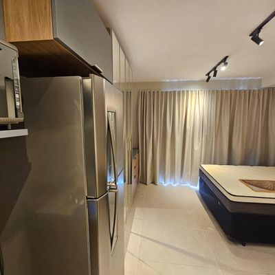 Oportunidade - Studio - Locação - venda - Brooklim - Helbor B Liv - Flat/Loft/Estúdio em Vila Cordeiro, São Paulo - para locação e à venda - Um Imóvel