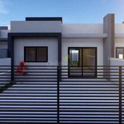 Casa em construção com 02 quartos no Balneário Brandalize. - Casa em Brandalize, Itapoá - à venda - MOMENTO CONSULTORIA IMOBILIÁRIA LTDA