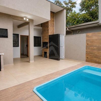 CASA MOBILIADA, 3 QUARTOS,SENDO1 SUITE COM PISCINA, ITAPEMA DO NORTE