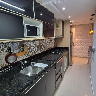 Aluguel Apartamento Mobiliado 2 dormitórios no Bairro Cedro - Apartamento em Cedro, Camboriú - para locação - Ilaini Imóveis