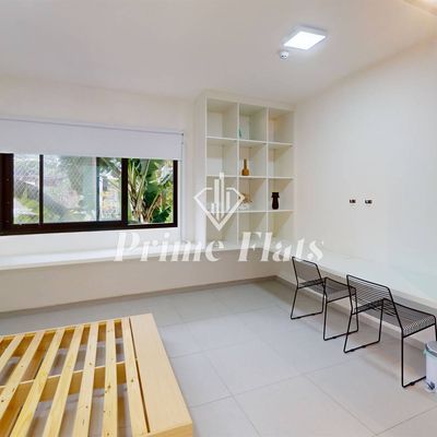 Flat disponível para locação no Condomínio IS Moema com 26m², 1 dormitório - Flat em Moema, São Paulo - para locação - Prime Flats Negócios Imobiliários