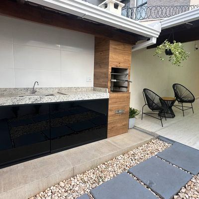 Linda Casa 2 Quartos 100% Mobiliada à Venda no Guarujá Mansões, Betim - Casa em Jardim Casa Branca, Betim - à venda - Via M Empreendimentos Imobiliários Ltda