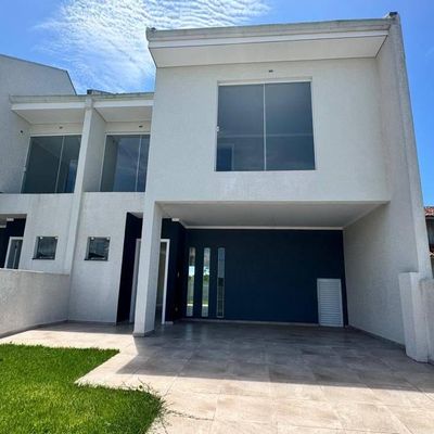 Sobrado com 3 dormitórios à venda, 137 m² por R$ 650.000,00 - Volta Ao Mundo II - Itapoá/SC - Sobrado em Volta ao Mundo II, Itapoá - à venda - Nossa Praia Imóveis