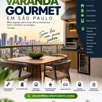 Apartamentos com Varanda Gourmet em SP: Guia de Valor e Escolha