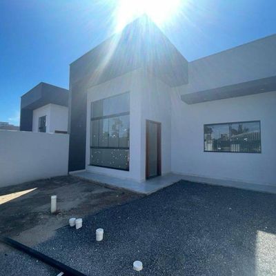 Casa alto padrão a 500 metros da praia com 2 dormitórios à venda, 88 m² por R$ 450.000 - Itapoá - Itapoá/SC - Casa em Itapoá, Itapoá - à venda - Nossa Praia Imóveis