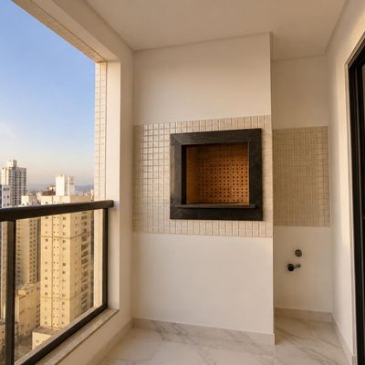 APARTAMENTO 4 SUÍTES, SACADA COM CHURRASQUEIRA A CARVÃO E 3 VAGAS DE GARAGEM, A VENDA NO CENTRO DE BALNEÁRIO CAMBORIÚ - Apartamento em Centro, Balneário Camboriú - à venda - CRISTINA DA SPEROTTO IMOBILIÁRIA LTDA