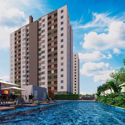 Lançamento Torres do Parque Samambaia Norte 2 quartos com suite e varanda - Apartamento em Samambaia Norte (Samambaia), Brasília - à venda - Silvio Assessoria Imobiliaria