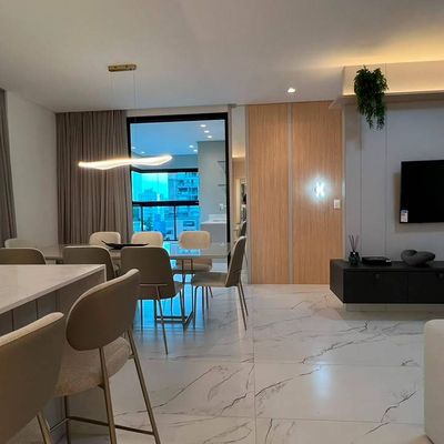 Apartamento no Le Voyage Residence, Mobiliado - 3 suítes, Meia Praia - Itapema/SC - Apartamento em Andorinha, Itapema - à venda - Proposta Imobiliária