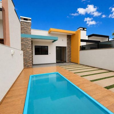 Casa com 3 dormitórios à venda, 67 m² por R$ 500.000,00 - Brandalize - Itapoá/SC - Casa em Brandalize, Itapoá - à venda - Nossa Praia Imóveis