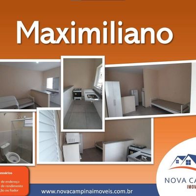MAXIMILIANO I 6A - Kitnet em Capauva, Campina do Monte Alegre - para locação - NOVA CAMPINA IMÓVEIS