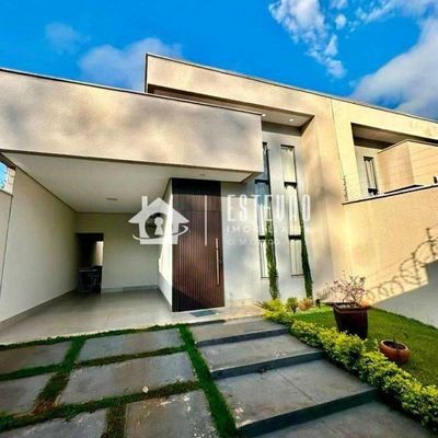 Casa à Venda no Bairro Cardoso | Acabamento de Alto Padrão e Varanda Gourmet - Casa em Cardoso Continuação, Aparecida de Goiânia - à venda - ESTEVÃO IMOBILIÁRIA LTDA