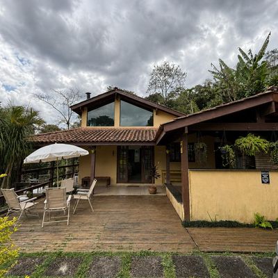 CHACARA ALTO PADRÃO EM CONDOMINIO - Chácara em Bom Jardim, Araçariguama - para locação e à venda - Janaina G A Marques Imóveis - ME