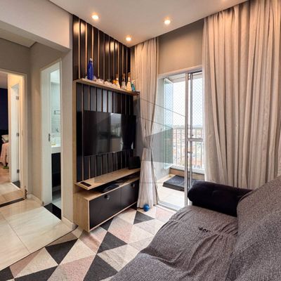 Apartamento à Venda no Residencial Jardim das Flores – Vila Urupês, Suzano/SP | 2 Dormitórios | 1 Suíte | Vista Livre - Apartamento em Vila Nova Urupês, Suzano - à venda - Concretual Negocios Imobiliários