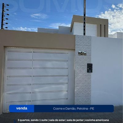 Cosme e Damião - Casa em Cosme e Damião, Petrolina - à venda - SOMOS INVESTIMENTOS IMOBILIARIOS LTDA