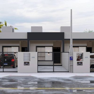 Geminado na planta a venda em guaramirim Ref-7082 - Casa Geminada em Guamiranga, Guaramirim - à venda - HAUS IMÓVEIS LTDA