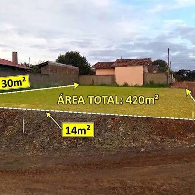 Terreno de 420m² á venda - Lote/Terreno em Vila Nova, Mafra - à venda - RIO MASTER IMOBILIÁRIA LTDA