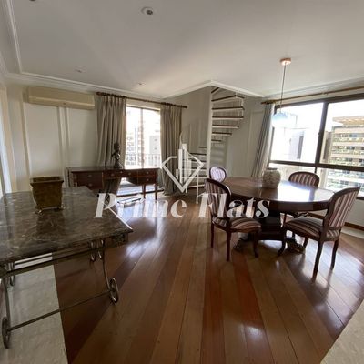 Flat à Venda no Condomínio Edifício Cal Service Flat The Pierre no bairro Jardins, 221m², com 2 quartos, 2 vagas