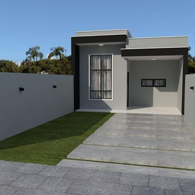 Casa com 2 dormitórios à venda, 71 m² por R$ 370.000,00 - Princesa do Mar - Itapoá/SC - Casa em Princesa do Mar, Itapoá - à venda - Nossa Praia Imóveis