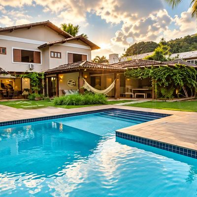 Casa única com 5 suítes em condomínio em Piratininga - Casa de Condomínio em Piratininga, Niterói - à venda - AGF IMÓVEIS