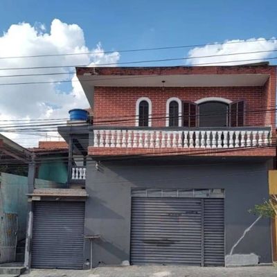 Alugo Casa com 1 Salão Comercial 1 Vaga, Água, Luz e quintal Separados no Jardim Santista, Mauá-SP - Casa em Jardim Santista, Mauá - para locação e à venda - Paula & Abreu Imóveis